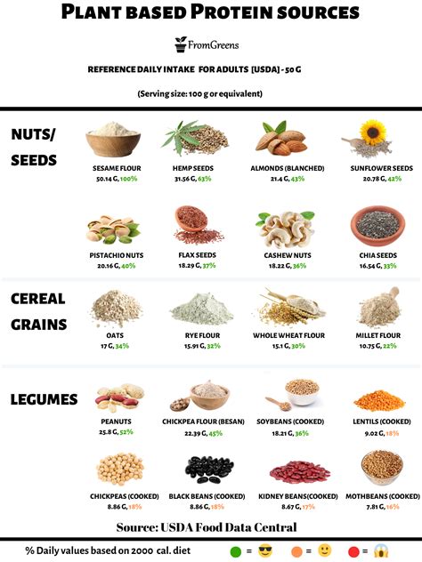 Plant Based Protein Sources For Vegans Plant Based Protein Sources