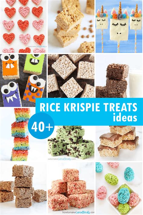 40 Creative And Easy Rice Krispie Treats Variations