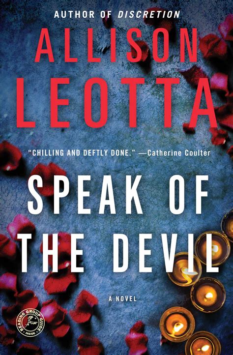 Speak Of The Devil Book By Allison Leotta Official Publisher Page
