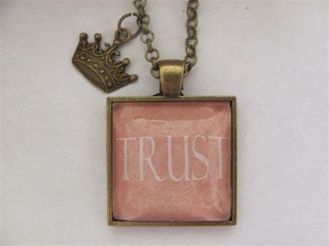 Trust Pendant Necklace On Etsy 1200 Etsy Jewelry Inspiration