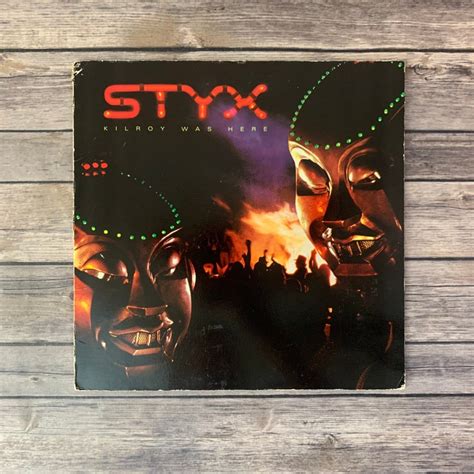 Styx Kilroy Was Here 1983 Vintage Vinyl Record Lp Etsy