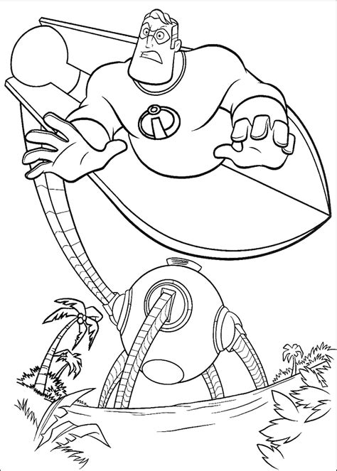 Incredibles Coloring Pages To Print Coloring Pages