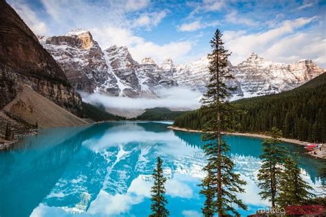 Moraine Lake In Autumn Banff National Park Canada Royalty Free