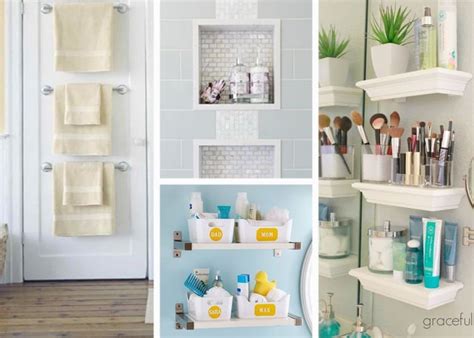 When you have a small bathroom, it's easy to feel overwhelmed trying to find space for all of your odds and ends, especially if you want to keep your room organized and serene. Small Bathroom Organization Ideas | Craving Some Creativity