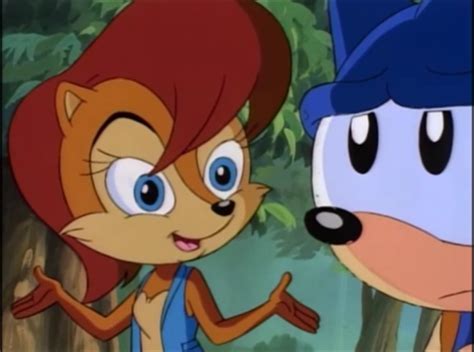 Image Satam Sally Is Talking To Sonicpng Sonic Satam