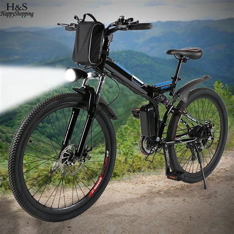 Electric Bike For Adults 26″ Foldable Electric Mountain Bike E Bike