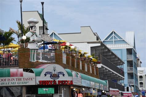 The Famous Boardwalk In Ocean City Maryland Editorial Image Image Of