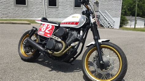 Exhaust akrapovic vance & hines vo2 air intake ecu. 2014 Yamaha custom Street Tracker BOLT 950cc classic flat ...