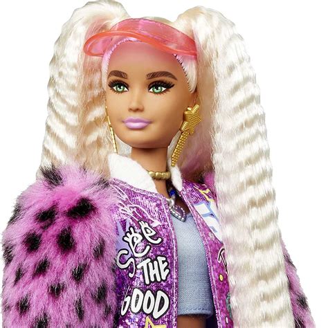 Кукла Барби Экстра Блондинка с косичками Barbie Extra Doll 2021