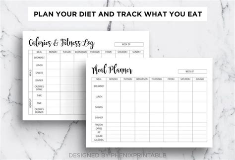 Pin on Fitness journal