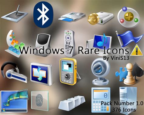 Windows 7 Rare Icons By Vinis13 On Deviantart