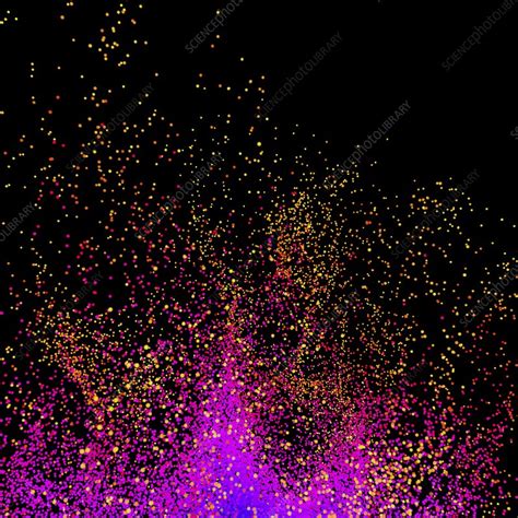Particle Burst Artwork Stock Image F0106707 Science Photo Library