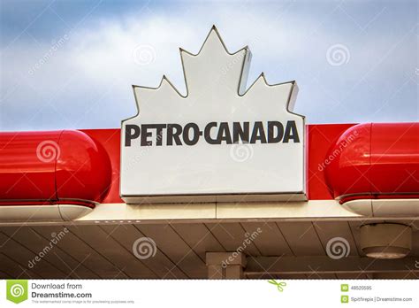 Petro Canada Logo In Front Of One Of Their Gas Stations In Canada