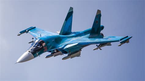 Wallpaper Sukhoi Su 34 Strike Fighter Russian Air Force