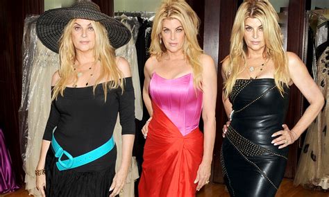 Kirstie Alley Sizes Up A Little Leather Dress On Celebratory Shopping Spree Daily Mail Online