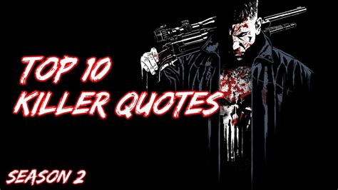 Top 10 Killer Quotes The Punisher Season 2 Youtube