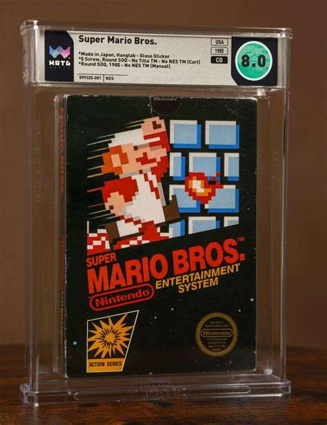 Super Mario Bros Gloss Sticker Cib Wata 80 Nes Nintendo Ebay
