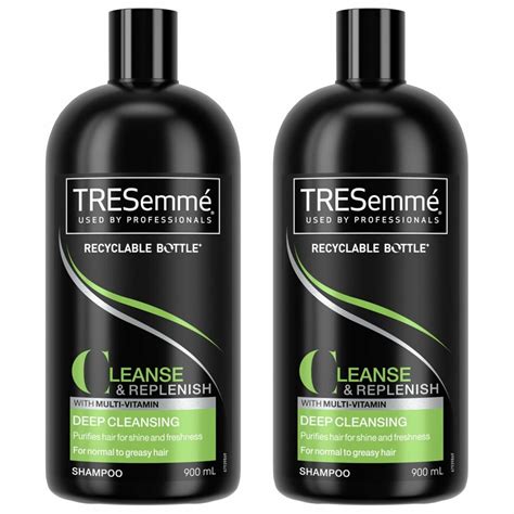 Tresemmé Cleanse And Replenish Deep Cleansing Shampoo 2 X 900ml Feelunique
