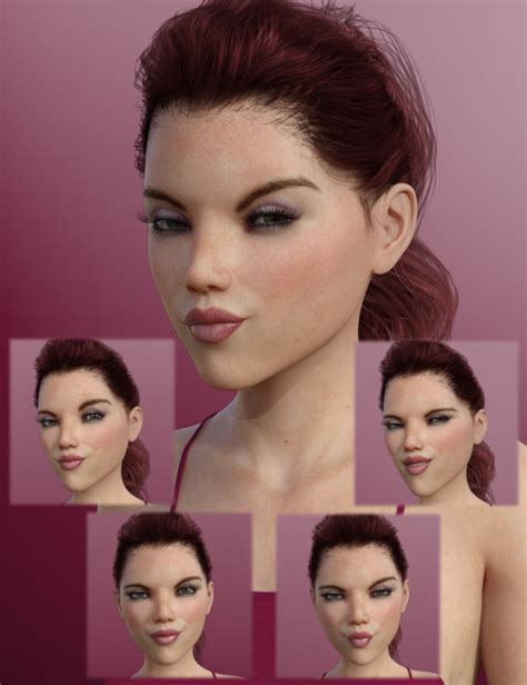a popular girl dialable expressions for teen josie 8 daz 3d