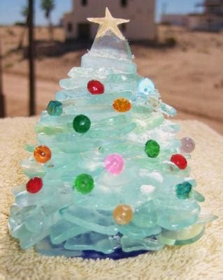 Our seasonal décor category offers a great selection of christmas tree toppers and more. Sea Glass Christmas Trees