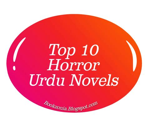 Top 10 Horror Urdu Novels Of All Time Bookzonia