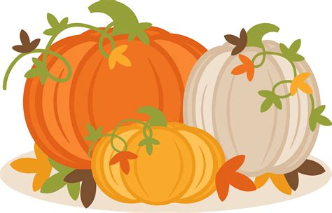 Cute Fall Pumpkin Clipart