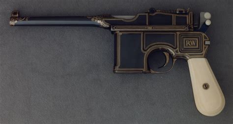 Mauser Model 1896 Semi Automatic Pistol The Art Institute Of Chicago