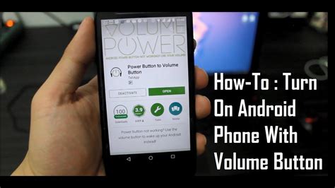 How To Turn On Android Phone With Volume Button Youtube