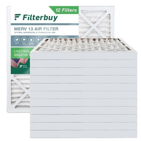 Filterbuy 20x20x2 Pleated Air Filters Replacement For Hvac Ac Furnace