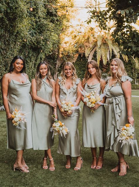 20 Stunning Sage Green Bridesmaids Dresses For Your Wedding