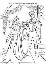 Disney Coloring Pages Aurora Sleeping Beauty Princess Kids Sheets sketch template