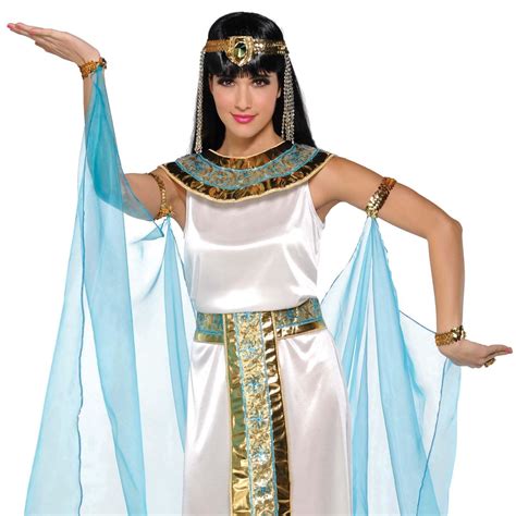 Ladies Egyptian Queen Cleopatra Roman Halloween Fancy ...