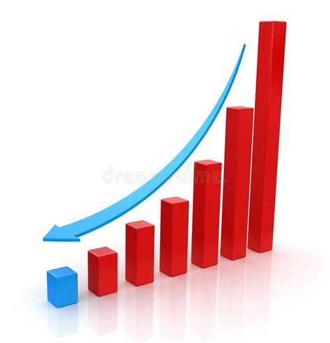 Chart Of Decline Stock Illustration Illustration Of Losing 7062633
