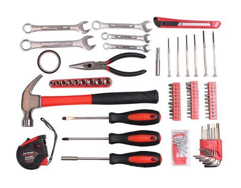 Cartman 148 Piece Tool Set General Household Hand Tool Kit With Plastic Toolbox Storage Case