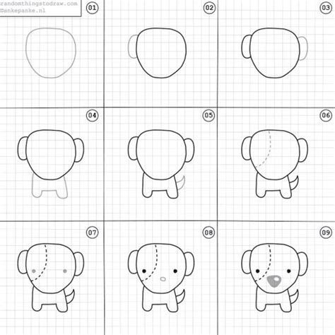 Premium Vector Step By Step To Draw A Dog Drawing Tut