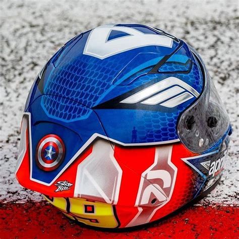 The combination of this extensive specialized manufacturing experience, innovative ideas. HJC RPHA-11 Marvel Captain America Motorcycle Helmet ...