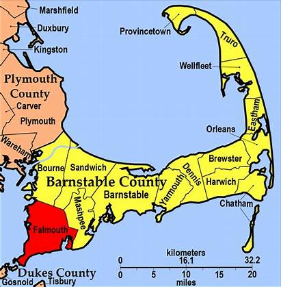 Falmouth Massachusetts Barnstable County Map Ma Familysearch