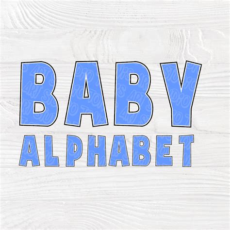 Baby Font Svg Baby Alphabet Svg Cut Files Etsy