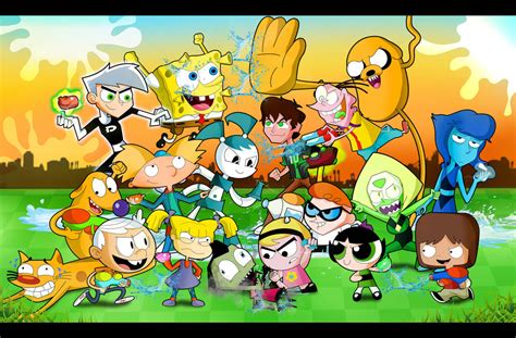 Nickelodeon Vs Cartoon Network 2 Water War By Xeternalflamebryx On