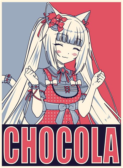 Neko Para Anime Girls Chocolat Neko Para Hope Posters Anime