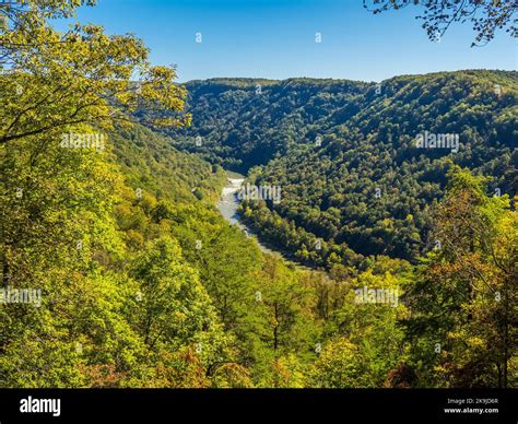 New River In The New River Gorge National Park And Preserve From The