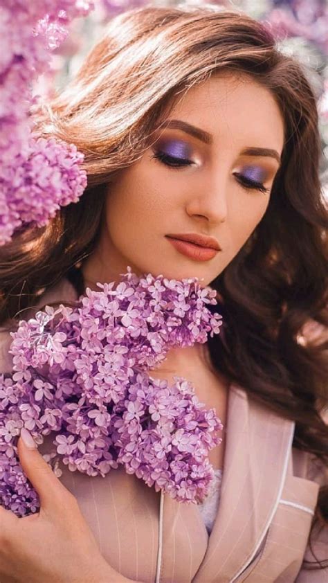 Photo Edited By Airbrush App 💜 Purple Is Life Purple Hair Makeup