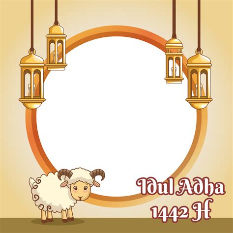 Template Twibbon Selamat Hari Raya Idul Adha 1442 H 2021 M Sketzhbook