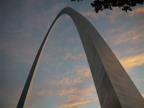 The Jefferson National Expansion Memorial St Louis Arch Against A