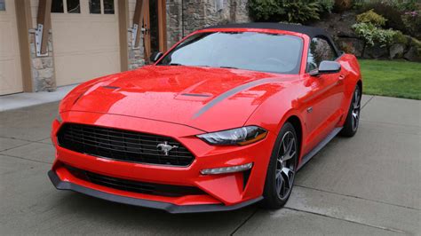 2020 Ford Mustang Ecoboost Convertible With High Performance Package Review