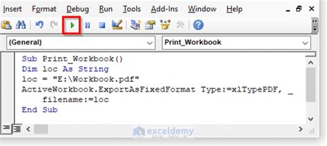 Excel Vba To Print As Pdf And Save With Automatic File Name
