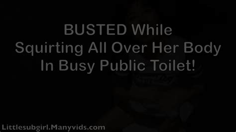 littlesubgirl on twitter sold my vid busted squirting in busy public toilet