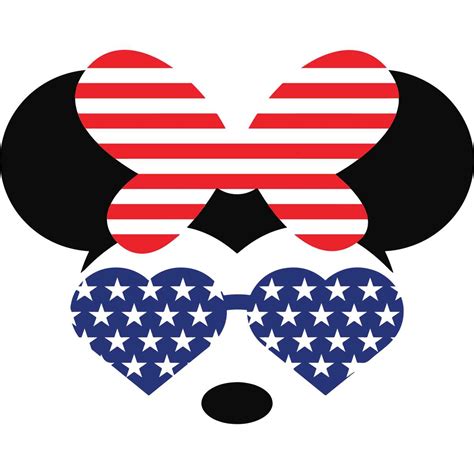 Mickey Head Independence Day Mickey Svg Mickey T Svg M Inspire