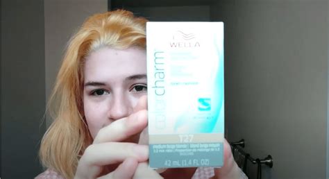 It doesn't stay on your hair unlike the permanent toners. Toning Bleached Hair At Home - Wella T27 (Toner Review ...