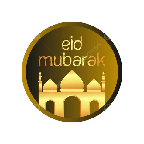 Eid Mubarak Mosque Vector Hd Png Images Islamic Eid Mubarak With